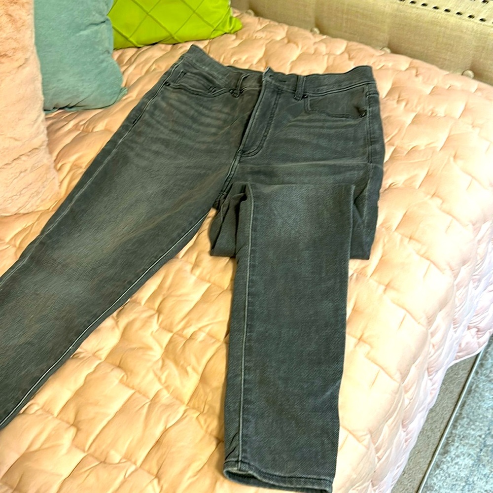Skinny high rise jeans